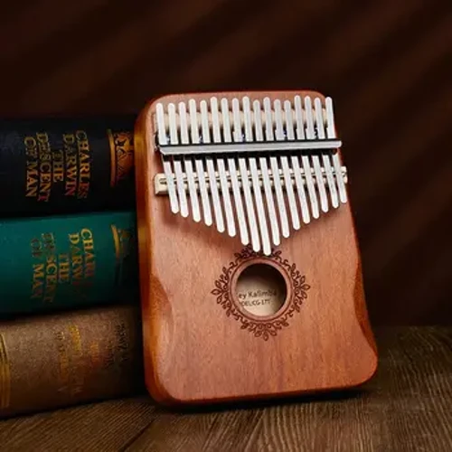 Kalimba 17 Phím Ngón Tay Cái Đàn Piano Gỗ Chất Lượng Cao Mbira Thân Nhạc Cụ Với Sách Học Đàn Piano Kalimba Quà Tặng Giáng Sinh