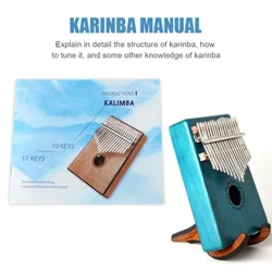 Kalimba – Guide de Piano à pouce, livre d'apprentissage d'instruments musicaux agréables, fournitures d'instruments pour amateurs de musique débutants et enfants