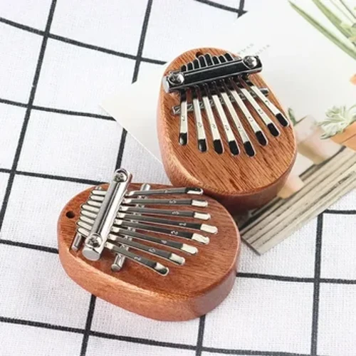 8 Key Kalimba Music Instrument Mini Yekhibhodi Isithupha Somculo Wepiyano Izipho Zokhuni I-Acrylic Enhle Encane Egqokekayo Yesipho Sezingane