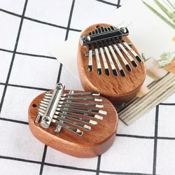 Instrument de musique Kalimba à 8 touches, Mini clavier Musical, Piano à pouce, cadeaux en bois, acrylique, mignon, petit cadeau portable pour enfant, sport