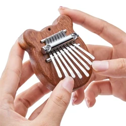 Новий Mini Kalimba 8 Key Thumb Finger Piano 1 Pack Totoro Cat Bear Style Cute Instrument Portable Exquisite Gift Set Set for Children