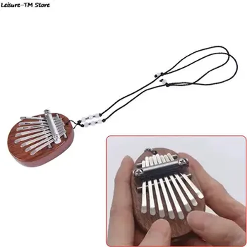 Nyeste Mini Kalimba 8 tangenter Tommelfingerklaver Fantastisk lyd Finger Keyboard Musikinstrument Træ/akryl