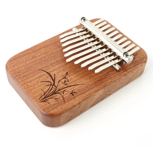 10 kláves Mini Kalimba Vynikajúce piano s palcom na prstoch Marimba Musical Dobrý doplnok s príveskom Darček pre začínajúcich milovníkov hudby