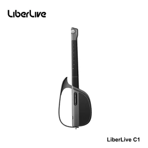 LiberLive C1 Sringless склоплива паметна придружба на гитара фузија за патување со лента за гитара за торба за гитара