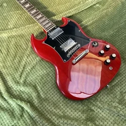 Màu Đỏ Anh Đào G-400 Đàn Guitar Điện SG Chất Lượng Cao, Niken Chrome Phần Cứng Phần Cứng, Lớn Bán Bảo Vệ, Còn Hàng, Vận Chuyển Nhanh