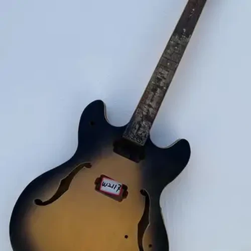 Prilagođena električna džez gitara sa 6 žica Polu šuplji dio gitare bez hardvera na zalihama Popust Besplatna dostava W2117
