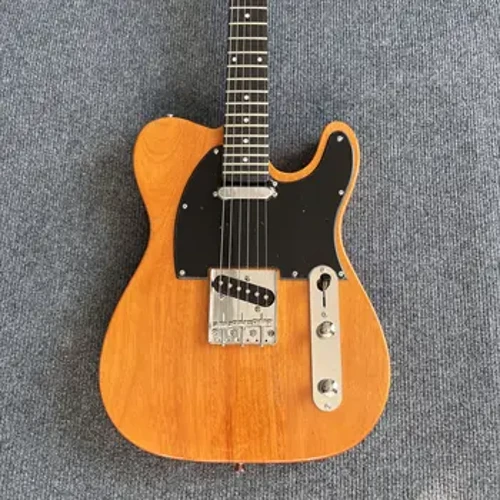 6 torli TL elektr gitara, tabiiy kul tanasi va atirgul daraxti Fingerboard SS konfiguratsiyasi