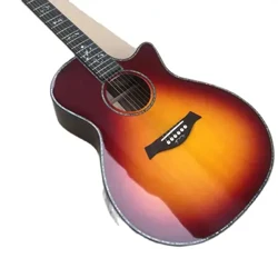 Ing Stok 916ce Gitar Akustik (Elektrik) Kayu Solid Abalone Inlay Ing Cherry Sunburst 2403