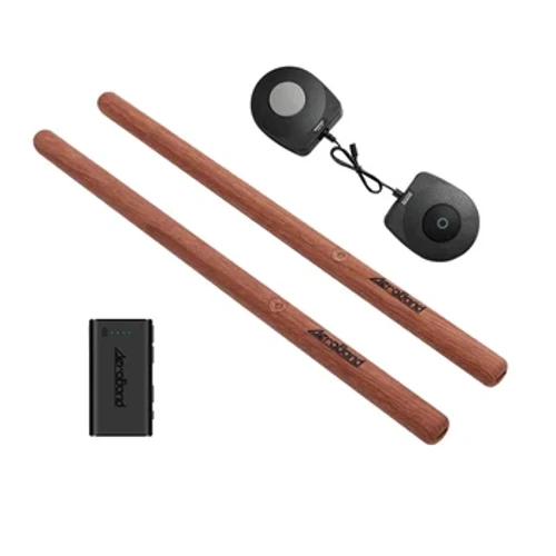 AeroBand PocketDrum 2 PLUS Súprava digitálnych elektronických vzduchových palíc so somatosenzorickým bubnom Paličky a pedále a Bluetooth adaptér