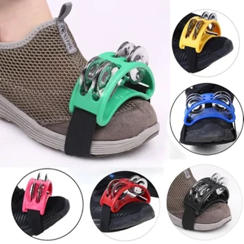 Elliptical Drum Companion Hand Foot Jingle Ngoma Watoto Vyombo vya Mguso vya Tambourini za Kielimu Kwa Sherehe ya KTV
