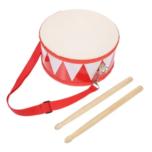 Drum Snare Dječje udaraljke igračke igračke za djecu instrument za djecu Ručno marširanje dječje drvene bubnjeve 11-inčni setbaby Tom Floor Kit