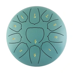 6 Polegada Tambor de Língua de Aço 11 Notas Tambor Handpan com Tambor Mallet Dedo Escolhas Percussão para Meditação Yoga