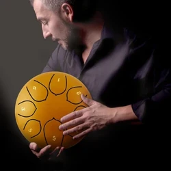 Tambour à langue en acier de 6 pouces, réservoir avec sac, Instrument de musique à 8/11 airs, léger à main, éléments musicaux portables, ensemble de batterie