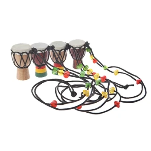 Klassischer Jambe-Schlagzeuger aus Holz, Mini-Djembe, Schlaginstrument, afrikanische Handtrommel, Bongo, Geschenk
