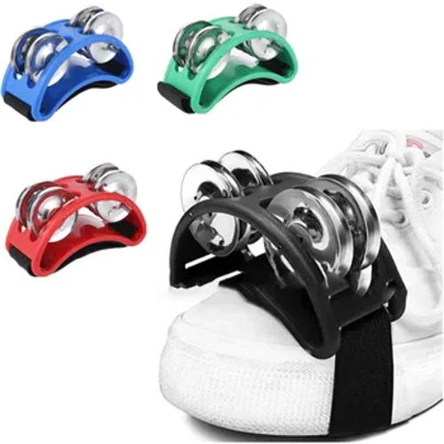 Tambour elliptique compagnon main pied Jingle tambour enfants Musical éducatif tambourin Instruments de Percussion pour KTV Party