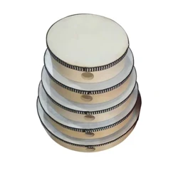Tay Trống Bằng Gỗ Tambourine Trẻ Em Bộ Gõ Đồ Chơi Khung Gỗ Trống 6/8/10 Inch Dành Cho Trẻ Em Trò Chơi Âm Nhạc thuận Tiện Mang Theo