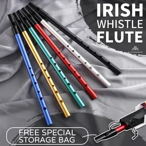 Irlandiya hushtak nay C/D kaliti 6 teshikli Irlandiya fleyta musiqa asboblari Professional yangi boshlanuvchilar uchun aksessuarlar bilan Rojdestvo sovg'alari