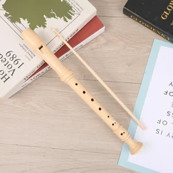 1 pcs Ffliwt Trebl Proffesiynol 6/8-Hole Soprano Recorder ABS Clarinet Sain Offeryn Addasadwy Hawdd