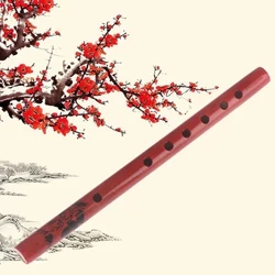 Mới 1 Trung Quốc Truyền Thống 6 Lỗ Sáo Trúc Đứng Sáo Clarinet Sinh Viên Nhạc Cụ Màu Gỗ Cho Trẻ Em Quà Tặng