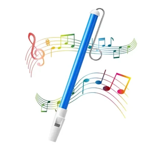 Fischietto per bambini con asta scorrevole in acciaio Strumenti musicali Giocattoli per bambini che suonano il flauto Giochi genitore-figlio Bomboniere Regali divertenti