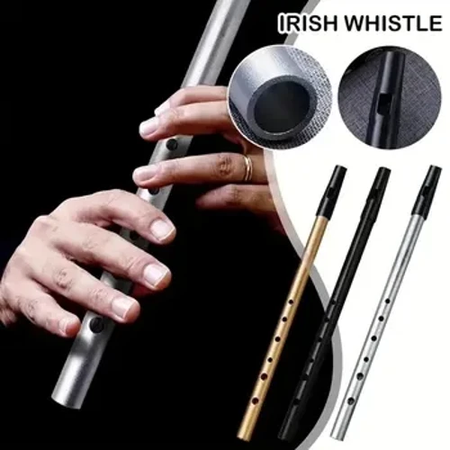 Miwayer Authentic Irish Whistle Flute C/D Key Tin Penny Whistle ma Pu 6 Atoatoa Musika Irish Musika Meafaigaluega.