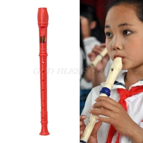 Ko'p rangli plastik cholg'u yozuvchisi Soprano uzun nay 8 teshikli tomchilatib yuborish