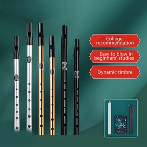 1Pc 6 Hole Flute C/D Muhimu Filimbi ya Kiayalandi Ireland Tin Penny Filimbi Vyuma Vyombo vya Ala Upepo Vianzilishi vya Muziki