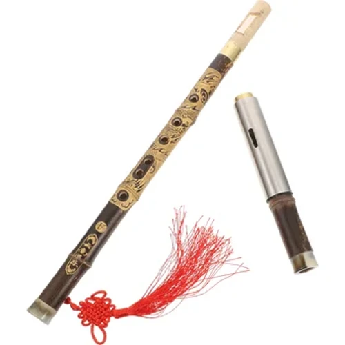 Bambusova skulptura Puhački instrument Bawu Kineski F ključ flauta Vertical Blow Bawu