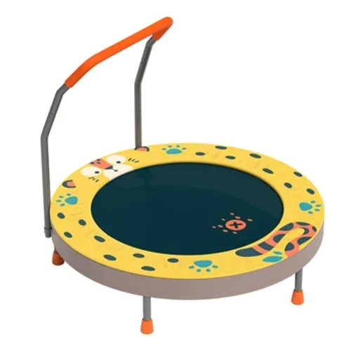 36" Tegan Trampolîn Plygadwy i Blant Bach Dan Do Ffitrwydd Neidio Trampolîn Breichiau y gellir eu haddasu Arth Pen-blwydd Ymarfer Corff Babanod 50KG