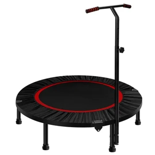 Trampolinspringen, Cardio-Training, kleines Trampolin für den Innenbereich, Fitness, Heimtraining, faltbar, mit Saum