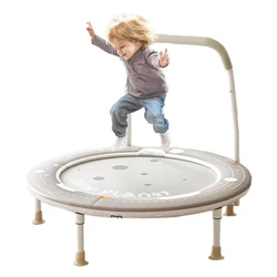 36 "Lipat Anak Trampolin Dalam Ruangan Balita Kebugaran Jumping Trampolin Adjustable Upgrade Sandaran Tangan Bayi Latihan Mainan Hadiah
