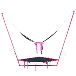Trampolinen Klapp Taille Trommel Fréijoer Bounce Bett Bungee Jumping Bett Doheem Doheem Erwuesse Kanner Gewiichtsverloscht Fitness Laascht 250kg