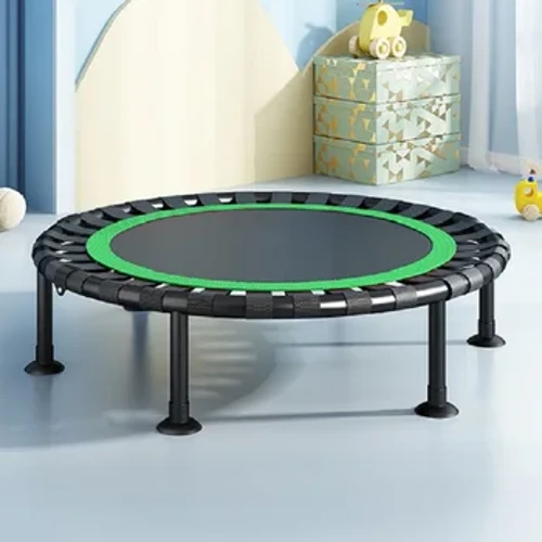 Kitanda cha ndani cha watoto cha kuruka cha MDK-T40 cha trampoline cha nyumbani cha watu wazima cha mazoezi ya mwili ya watu wazima kinachoweza kutolewa michezo ya usawa wa pande zote inayoondolewa
