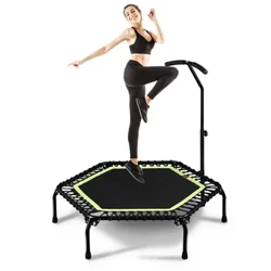 45″ Mini ohe elastikoa, Fitness Rebounder aparra helduleku erregulagarriarekin, Ariketa ohe elastikoa Helduentzako Barruan/Lorategian Entrenamendua 260LBS