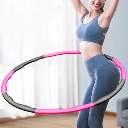1Pcs 9/8/7 Tubes Yoga Detachable Pilates Hoop Waist Exercise Slimming Sports Hoops Body Building Massage Gym Pagbaba ng Timbang Hoop