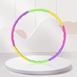 Sport Removable Color Hoop Equipment Para sa Mga Bata Portable Exercise Plastic Fitness Training Hoola Circle Pinakamagagandang Regalo ng mga Bata