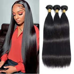 Izinyanda Zezinwele Eziqondile Izinqwaba Zezinwele Zomuntu Izandiso Ezinde Zezinwele Ze-Remy Ezinde 1 3 4 Izinyanda Zezinkontileka Izinqwaba Zezinwele Ze-Brazilian Weave