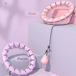 I-MIYAUP-Portable Fitness Hoop yokususa i-Cellulite, Ukuthunga Kwamahhala, Okunethezekile, Okusezingeni Eliphezulu, Ihuqa Lemidlalo Yesisu