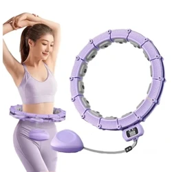21 Seksjon Justerbare Avtagbare Sport Hoops Mage Midje Trening Massasje Fitness Hoop Hjem Trening Vekttap Fitness