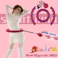 28 Adjustable Sport Hoops Abdominal Thin Waist Exercise Detachable Massage Hoops Fitness Equipment Gym Home Training Weight Loss