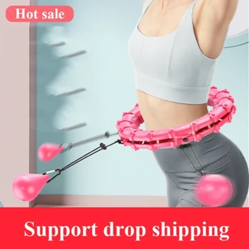 MIYAUP 24 Phần Có Thể Điều Chỉnh Thể Thao Vòng Cho Bụng Và Eo Thon Thể Thao Giảm Cân Có Thể Tháo Rời Massage Tập Thể Hình Hoop