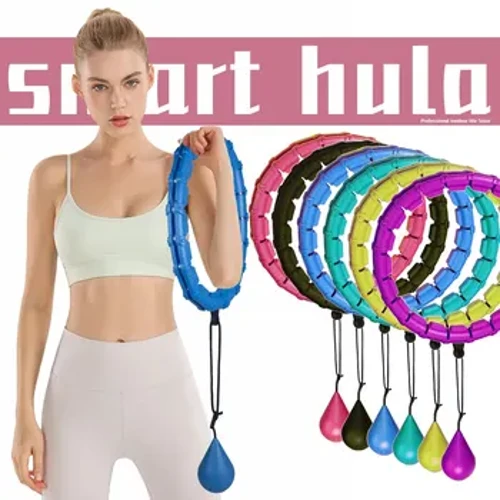 Izigaba I-Fitness Smart Sport Hoop Adjustable Thin Waist Exercise Gym Circle Ring Isisetshenziswa okhalweni Ukwehla Kwesisindo Okulula