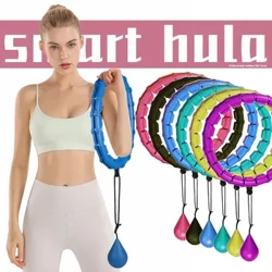 Izigaba I-Fitness Smart Sport Hoop Adjustable Thin Waist Exercise Gym Circle Ring Isisetshenziswa okhalweni Ukwehla Kwesisindo Okulula