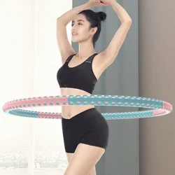 8 Isigaba Sezemidlalo I-Hoop Isisu Isiyingi Ukujima Ukuzivocavoca Ekhaya Ukwakha Umzimba Yehlisa Isisindo I-Yoga Hoop Exercise Crossfit Fitness Workout