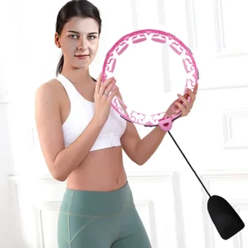 2022 New Slimming Hoop Adjustable Weighted Hoola Hoop Removable Fitness Hoop Hoola Hoop Fitness Wanita Hoops Weight Loss