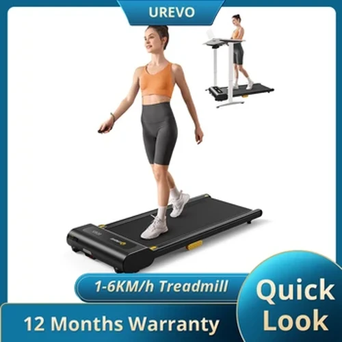 UREVO URTM022 Spacewalk 1 Lite 2-in-1 oinezko zinta, Gehienezko Abiadura 1-6KM/h, Ibiltzeko Eremua 102,4 * 40cm, Karga 120kg, Urruneko Kontrola