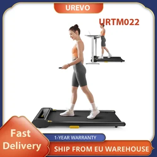 UREVO URTM022 Spacewalk 1 Lite Treadmill, Max na Bilis 1-6KM/h, 0.70HP Moto ,Lugar para sa Paglalakad 102*40cm, Multi-Function, Remote Control
