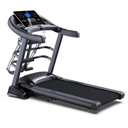 접이식런닝머신 Faltbares elektrisches Laufband A3 für den Haushalt Fitness Zusammenklappbares multifunktionales Laufband mit blauem Bildschirm