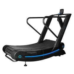 ʻO ka ʻoihana hale haʻuki Curve Treadmill Run Machine