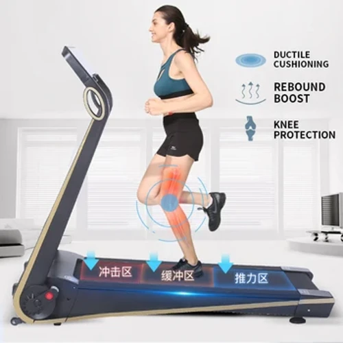 Tapis roulant elettrico per uso domestico Tapis roulant pieghevole per famiglia ultra-silenzioso Attrezzatura per il fitness da interni semplice F3
